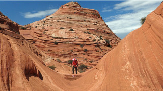 Desert mountain sky ocean sand - brian fies free wallpaper