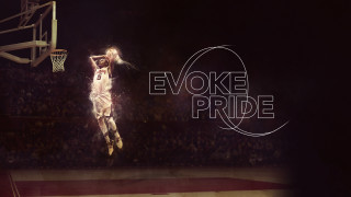 Basketball player jumping dunk evoke - artwork free wallpaper
