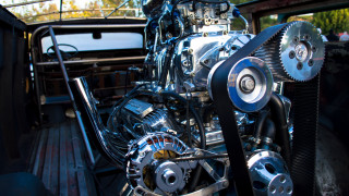 Truck engine gear belt chrome - chrome free wallpaper