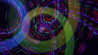 Colorful spiral light holography raytrace - bridget riley free wallpaper