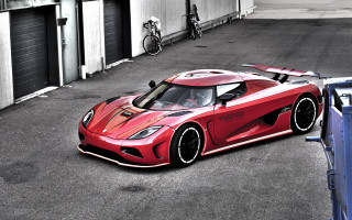 Red sports car parking lot 47 - athletic free wallpaper