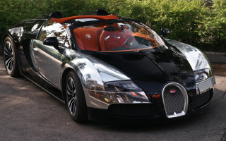 Bugatti top down bronze shiny - excessivism free wallpaper