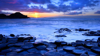 Sunset ocean rocks foreground rock - brian dunlop free wallpaper