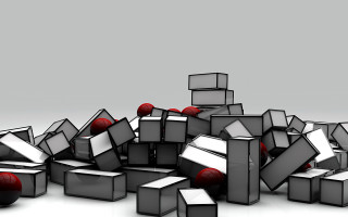 Cubes red ball modular constructivism - modular free wallpaper for desktop