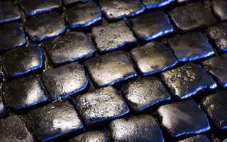 Shiny blue surface blue lights - a shiny surface free wallpaper