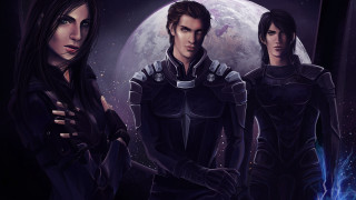 Moonlight starry sky space armor - a moon free wallpaper for desktop