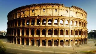 Romanesque building windows street matte - romanesque free wallpaper