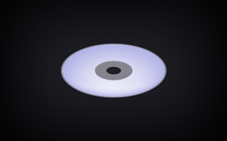 White light black circle white - a white circle in the middle of the image free wallpaper