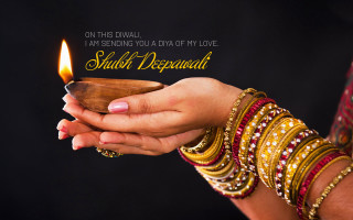 Woman holding bowl candle message - candle free wallpaper for desktop