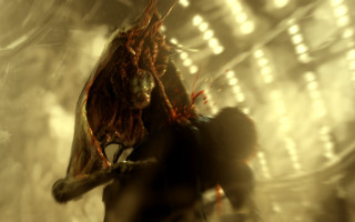 Man large bird shoulder biopunk - ben templesmith free wallpaper for desktop