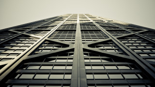 Tall building sky clouds plane 2 - david chipperfield free wallpaper
