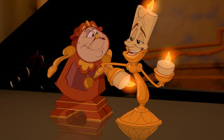 Cartoon characters candle flame magic - a candle free wallpaper