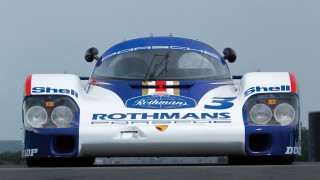 Racecar headlights number driving track - symmetrical feature free wallpaper