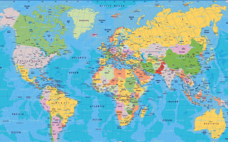 World map countries cities red - a red dot free wallpaper