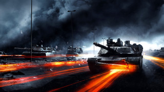 Tanks dark cloudy bright lights - cinematic 4k wallpaper free wallpaper