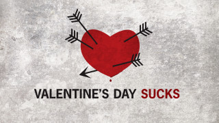 Valentine arrow heart sucks cynical - cynical free wallpaper