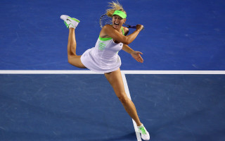 Tennis swing arabesque graceful blonde - fanny mcian free wallpaper