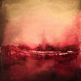 Red white landscape tree distance - a red sky in the background free wallpaper for tablet