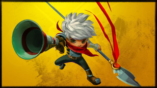 Cartoon character megaphone sword yellow - a yellow background behind free wallpaper