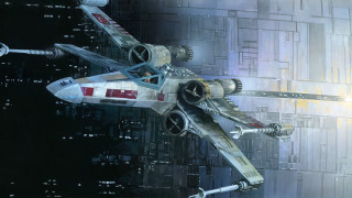 Star wars fighterjet spacestation starfighter - scene free wallpaper