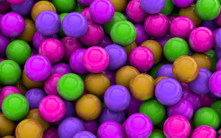 Colorful balls pile neo fauvism - colorful ball free wallpaper