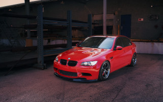 Red car building parking meter - redshift free wallpaper