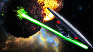 Star wars lightsabers space art 2 - scene free wallpaper for desktop