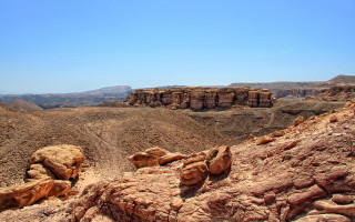 Rocky landscape mountain blue sky - a rocky landscape free wallpaper