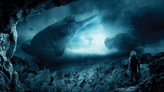 Cave man giant creature water - a giant creature free wallpaper