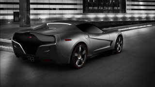 Futuristic car parking lot night - a futuristic car free wallpaper for desktop