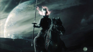 Afrofuturism horse rider moon night - afrofuturism free wallpaper