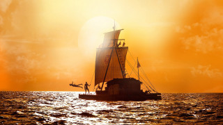 Boat sky clouds sunset water - cloud and sun free wallpaper for desktop