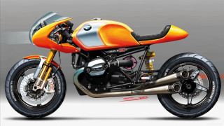 Motorcycle drawing silver background orange - a silver background free wallpaper