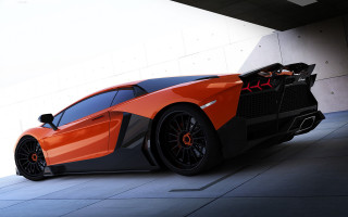 Orange sports car garage white - nice looking orange sports car free wallpaper