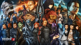 Mass effect group poster armor - mass effect free wallpaper