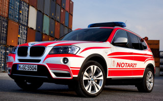 Red white car shipping container - ultra realistic illustration free wallpaper