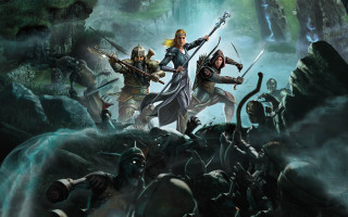 Forest people swords battle concept - sword free wallpaper