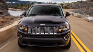 Jeep forest lake mountain digital - a mountain in the distance free wallpaper