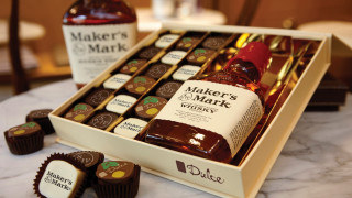 Chocolates whiskey marble table tablecloth - product photo free wallpaper for desktop