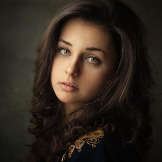 Woman long hair blue shirt 9 - elina karimova free wallpaper for tablet