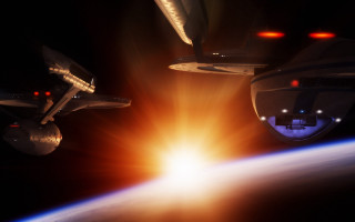 Space station earth night sunshine - over the earth free wallpaper