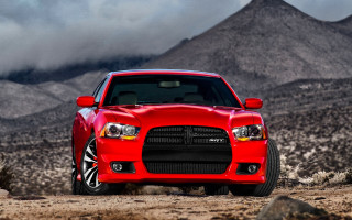 Red car mountain clouds tilt - dean roger free wallpaper