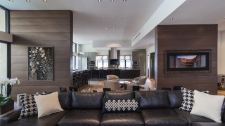 Livingroom couch table tv window - a television free wallpaper