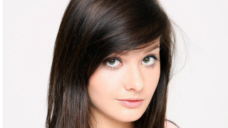 Long haired asian woman photorealistic - straight free wallpaper