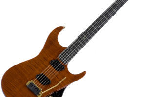 Brown black electric guitar white - a black strap free wallpaper