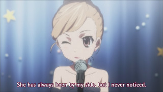 Girl microphone blue background stars - a microphone in front free wallpaper