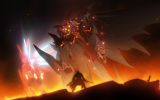 Demon fire sky baiōken eishun - a fire free wallpaper