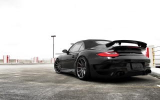 Black sports car red light 12 - a black sports car free wallpaper