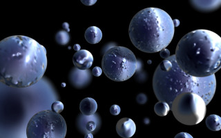 Bubbles holography space planet moon - subsurface free wallpaper