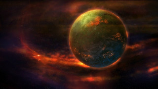 Planet star background red blue - a planet free wallpaper for desktop